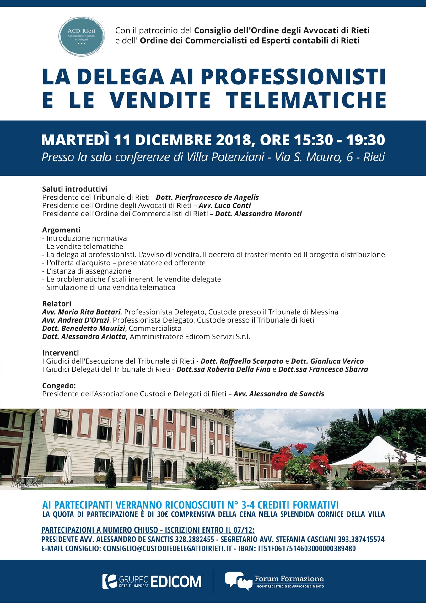 La delega ai professionisti e le vendite telematiche